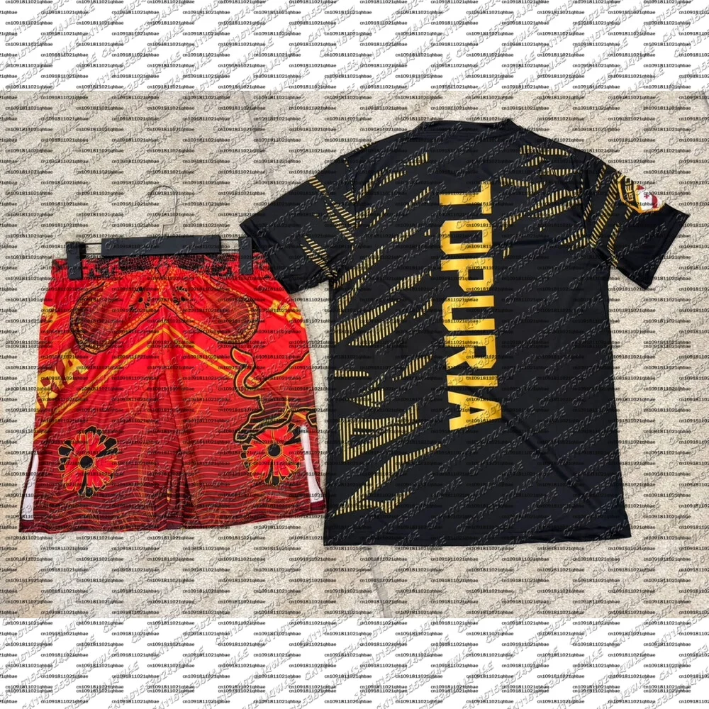 Shirt Camp Collar - サマートップボクサーMMA八角形ケージイリア・トプルヤTシャツショーツセットメンズスポーツトレーニングランニングセットスピードドライイングファイティングセット