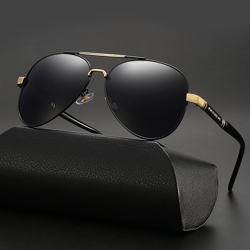 Sunglasses Aviator Polarized - 偏光太陽眼鏡運転サングラス男性女性クラシックアビエイターサングラス UV ミラーレンズレトロシェード