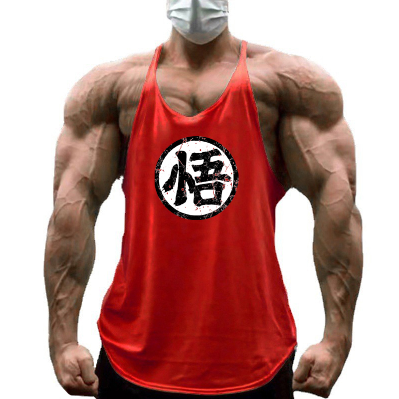 ジムフィットネスボディービルサスペンダー Tシャツメンズファ - Tank Top Muscle のレビューと価格