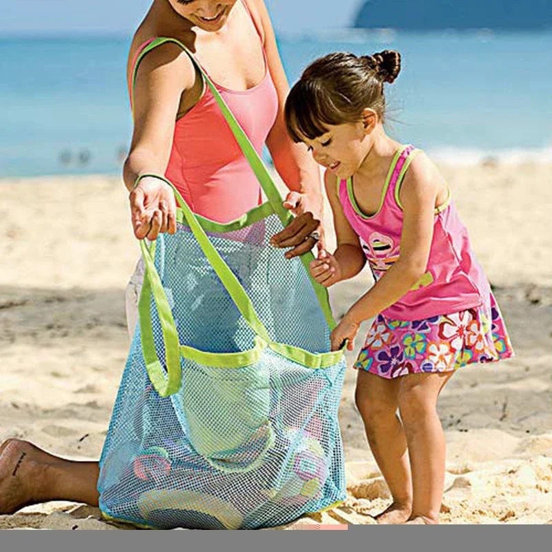 子供用砂遊び用ポータブルメッシュバッグ、キッズバスおもちゃ収 - Beach Towel Large のレビューと価格