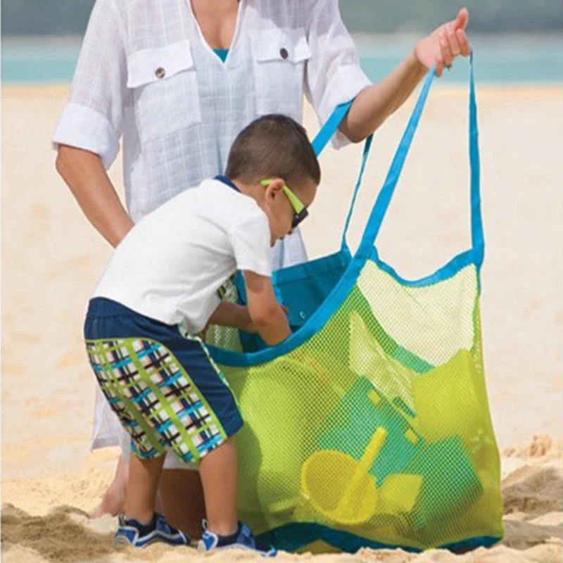 子供用砂遊び用ポータブルメッシュバッグ、キッズバスおもちゃ収 - Beach Towel Large のレビューと価格