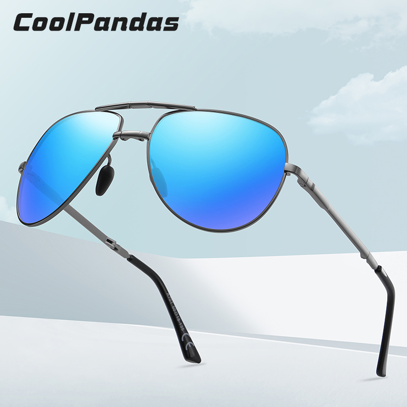 CoolPandas ファッション折りたたみサングラス男性用 - Sunglasses Aviator Polarized のレビューと価格