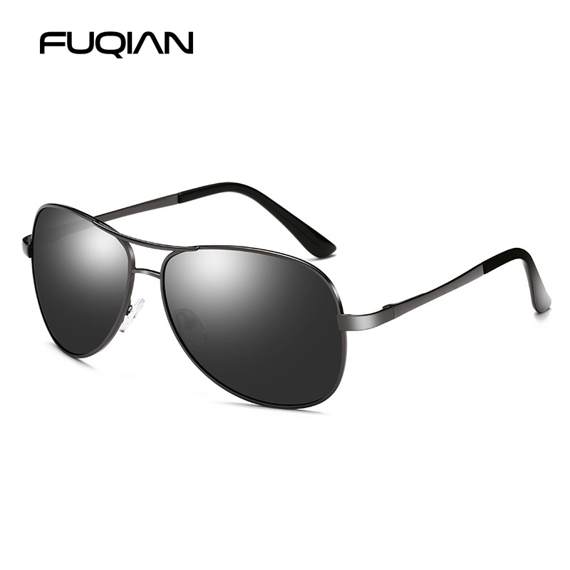 クラシックパイロット偏光サングラス男性女性ファッションメタル - Sunglasses Aviator Polarized のレビューと価格