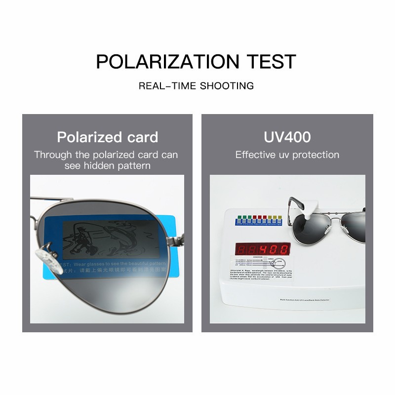 ユニセックススモールフレーム偏光アビエイターサングラス UV - Sunglasses Aviator Polarized のレビューと価格