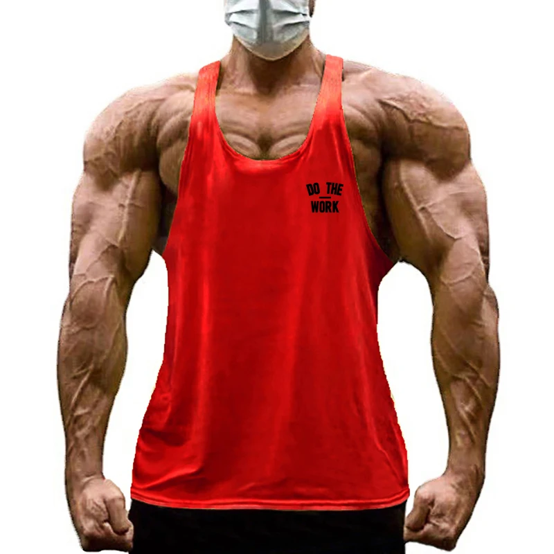 メンズ綿ノースリーブ Tシャツジムボディービルワークアウトタ - Tank Top Muscle のレビューと価格