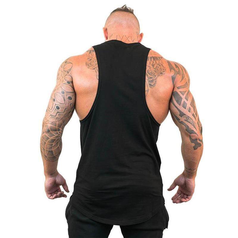 男性用ノースリーブコットンボディ,筋肉運動用ノースリーブTシ - Tank Top Muscle のレビューと価格