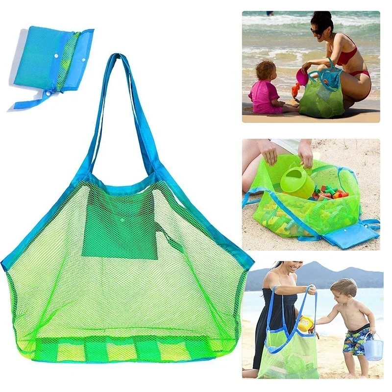 子供用砂遊び用ポータブルメッシュバッグ、キッズバスおもちゃ収 - Beach Towel Large のレビューと価格