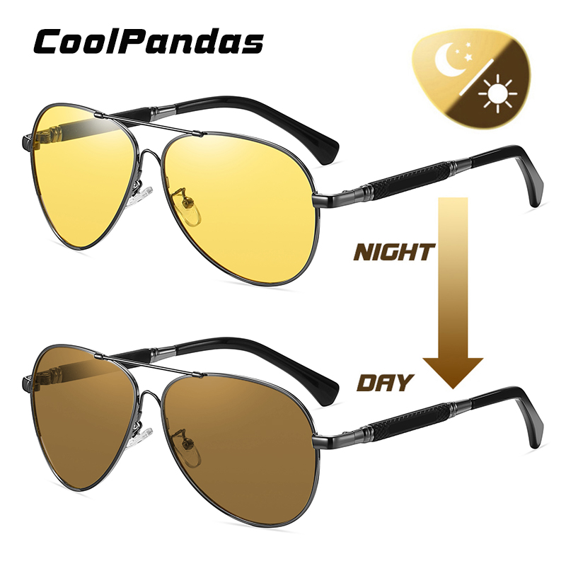 Coolpandas-男性と女性のための偏光サングラス,夜の - Sunglasses Aviator Polarized のレビューと価格