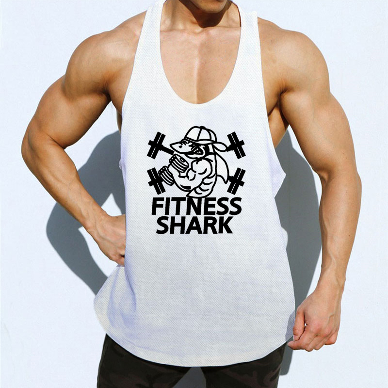 夏用メッシュメンズフィットネスタンクトップ Yバック ボディ - Tank Top Muscle のレビューと価格