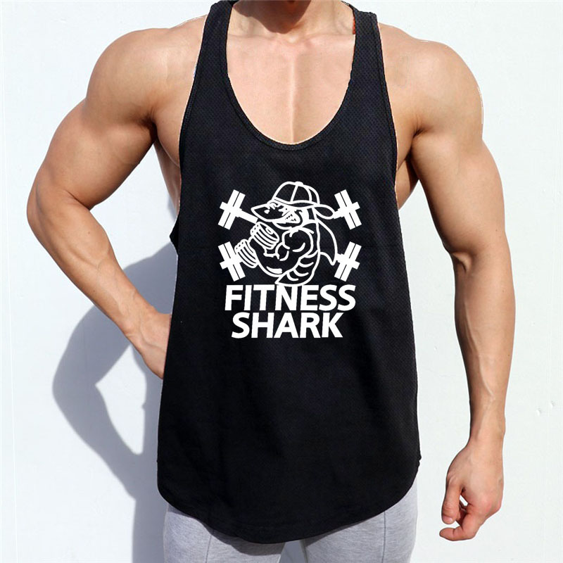夏用メッシュメンズフィットネスタンクトップ Yバック ボディ - Tank Top Muscle のレビューと価格