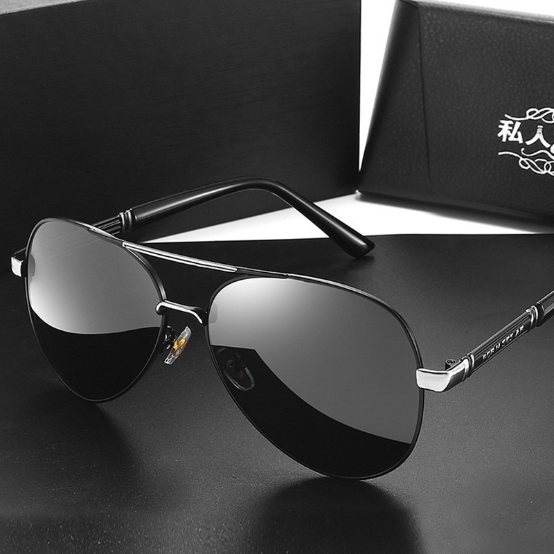 偏光太陽眼鏡運転サングラス男性女性クラシックアビエイターサン - Sunglasses Aviator Polarized のレビューと価格