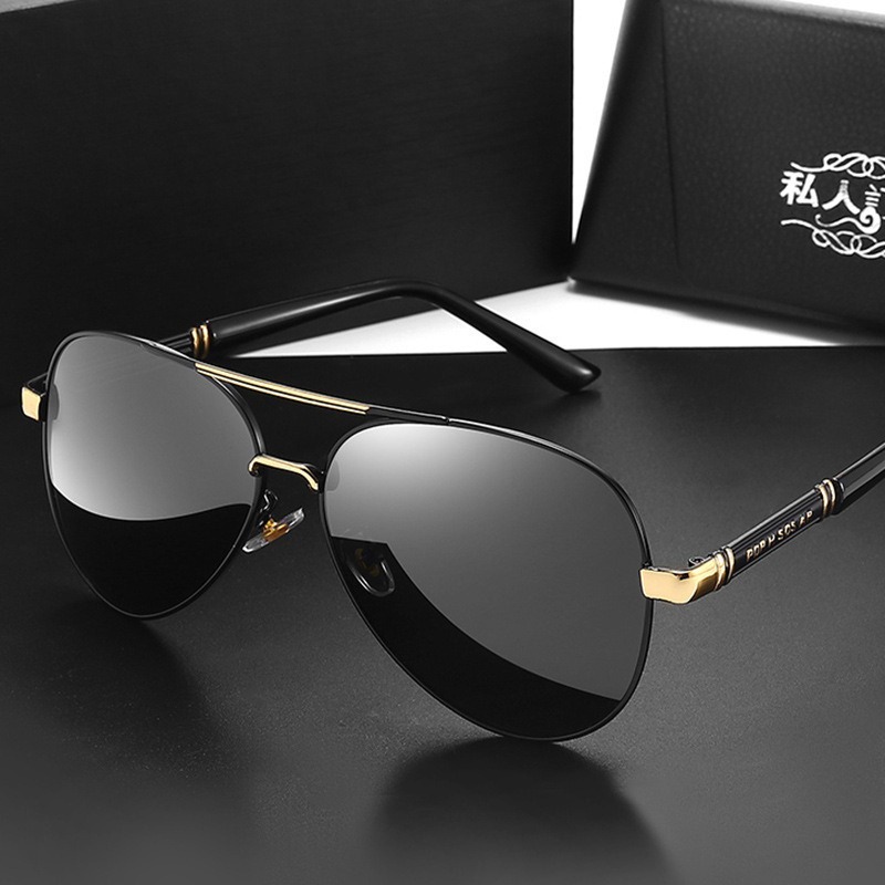 偏光太陽眼鏡運転サングラス男性女性クラシックアビエイターサン - Sunglasses Aviator Polarized のレビューと価格
